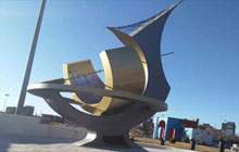 Design and Construction of an Equatorial sundial by Iraj Safaei, head of University of Kashan Observatory