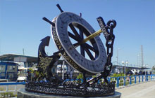 Design and resuscitation of Equatorial Ring with a sundial by Iraj Safaei, head of University of Kashan Observatory