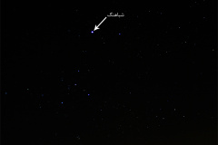 ستاره سهیل در آسمان نیاسر - ۱۳ بهمن ۱۳۹۹