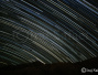 تصویربرداری از رد نور ستارگان بخش جنوبی آسمان تابستانی توسط ایرج صفایی در رسدخانه دانشگاه کاشان