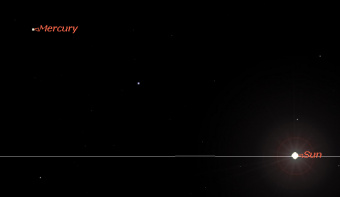 شامگاه پنج شنبه ۱۰ مهر ۱۳۹۹ سیاره تیر در بیشترین کشیدگی قرار می‌گیرد و بهترین زمان برای رصد آن است