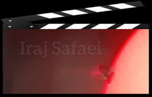 فیلم‌برداری از پرتاب جرم از خورشید توسط ایرج صفایی در رسدخانه دانشگاه کاشان