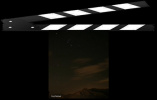 زمان-گذشت جابجایی ابرها و ستارگان در آسمان نیاسر کاشان که توسط ایرج صفایی تهیه شده است