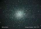 تصویربرداری از خوشه ستاره‌ای امگا قنطورس توسط ایرج صفایی در رسدخانه دانشگاه کاشان