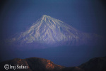 تصویربرداری از کوه دماوند توسط ایرج صفایی از رسدخانه دانشگاه کاشان