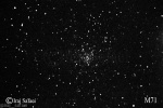 تصویربرداری از خوشه ستاره‌ای گوی‌سان M۷۱ توسط ایرج صفایی در رسدخانه دانشگاه کاشان
