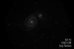 تصویربرداری از کهکشان گِرداب توسط ایرج صفایی در رسدخانه دانشگاه کاشان