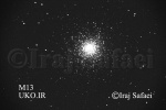 تصویربرداری از خوشه ستاره‌ای گوی‌سان M۱۳ در رسدخانه دانشگاه کاشان