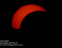 Photographie de l éclipse solaire, le 25 décembre 2019, à l observatoire de l Université de Kashan