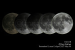 Photographie de l'éclipse lunaire pénombrale du 5 mai 2023
