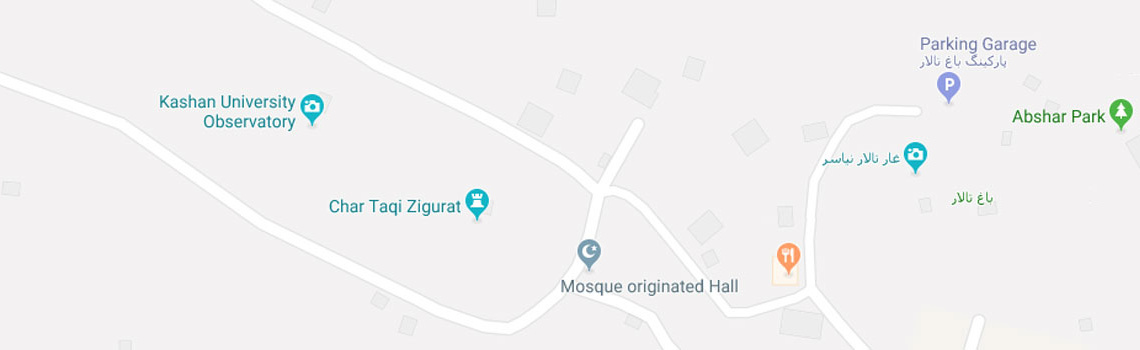 Google Map de Kashan Üniversitesi Gözlemevi